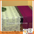 Polyester Red Lace Table Runner 